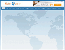 Tablet Screenshot of hotel-dot.com